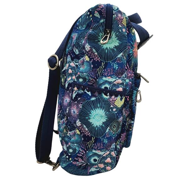 The Sak Backpack Royal Blue Seascape Eco-Twill Loyola Boho chic colorful - Picture 5 of 15